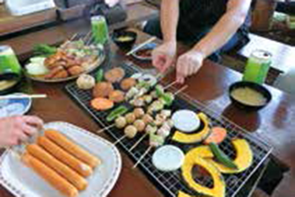 しいたけ狩りBBQ