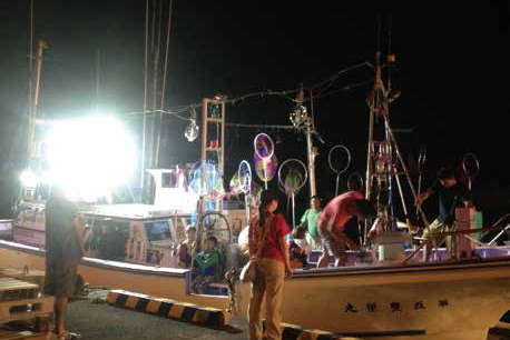 とびうおすくい体験